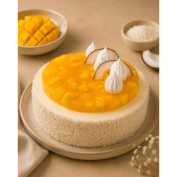 Mango & Coconut Cake